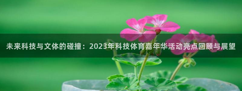 未来科技与文体的碰撞：2023年科技体育嘉年华活动亮点回顾与展望